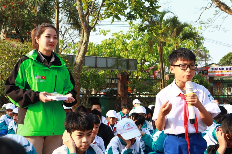 PTVN Quảng Trị tổ chức thành công một hoạt động giáo dục phòng tránh bom mìn khác tại Hướng Hóa