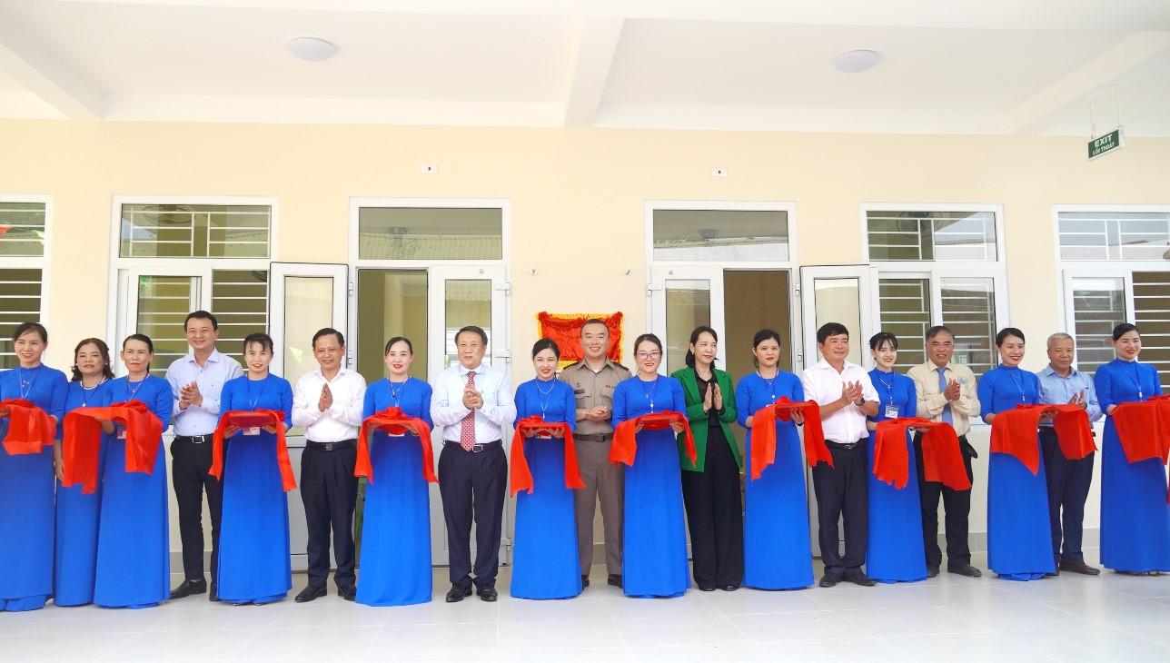 Lễ khánh thành và bàn giao công trình Trường Mầm non Triệu Thuận